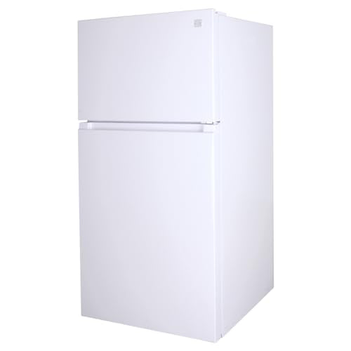 20.5 Cu Ft Refrigerator Freezer – 33" Wide, Glass Shelves, ENERGY STAR Certified, White