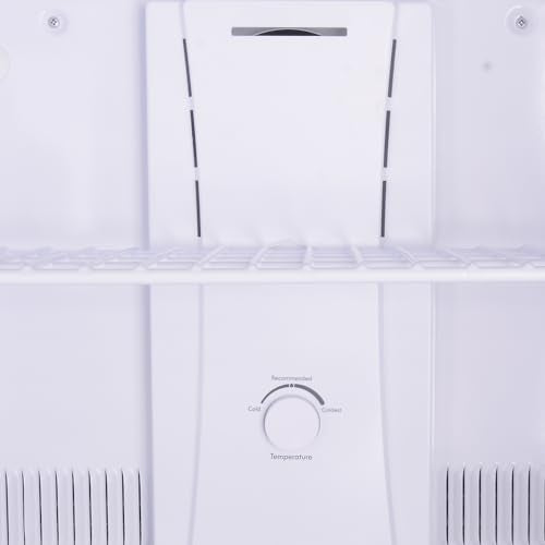 20.5 Cu Ft Refrigerator Freezer – 33" Wide, Glass Shelves, ENERGY STAR Certified, White