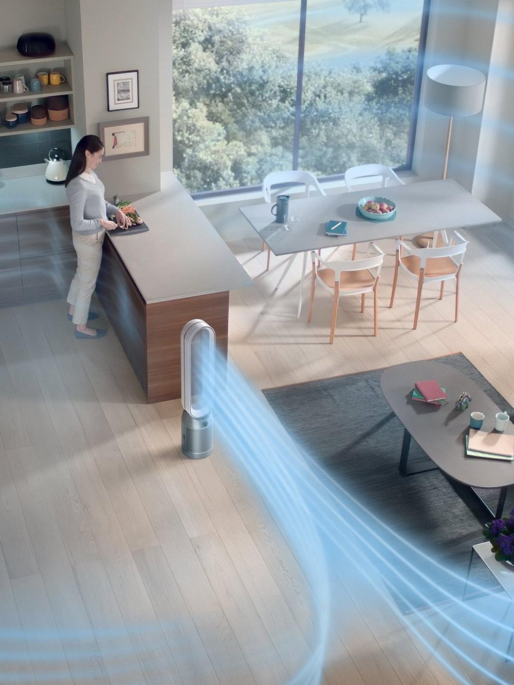 Dyson TP7A Auto React Air Cool & Purifier in White/Silver