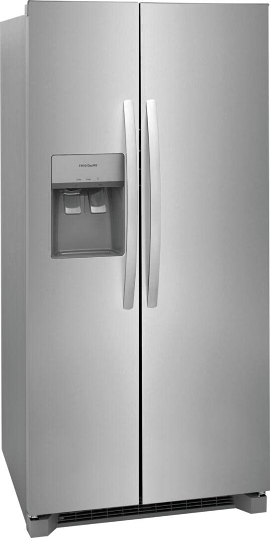 22.2 Cu Ft Side-by-Side Refrigerator – Stainless Steel, Ice Maker, LED Lighting