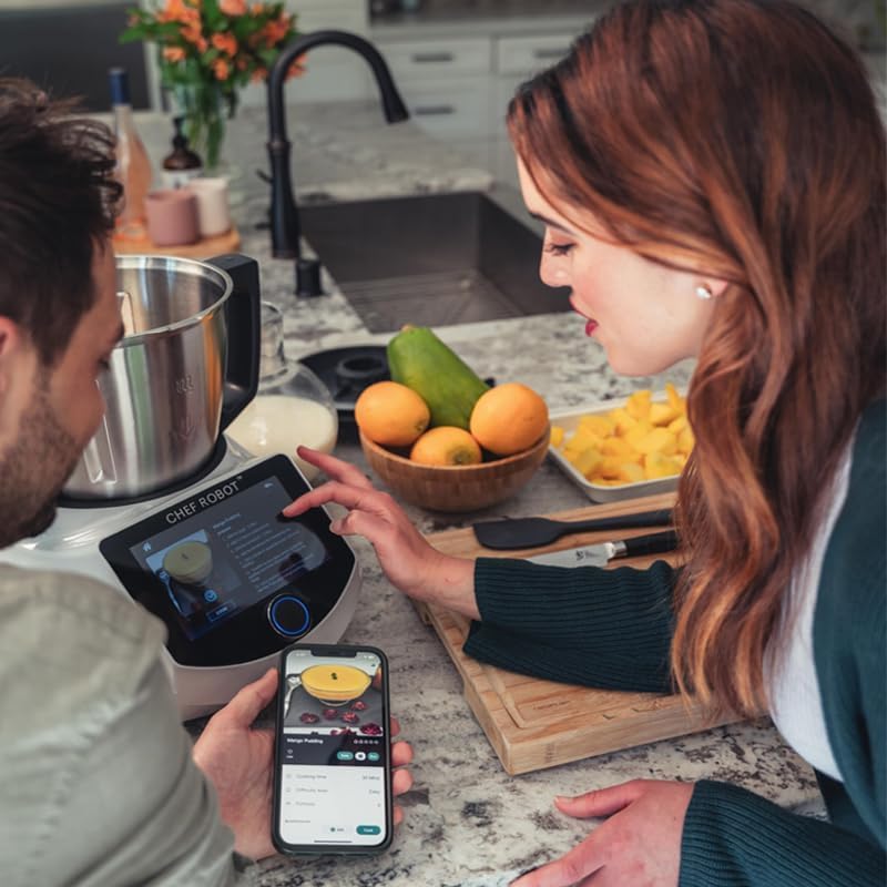 Smart Food Processor Cooking Machine – 3.5L Capacity, Built-In Scale, 7" Touch Screen, Multifunctional Kitchen Appliance