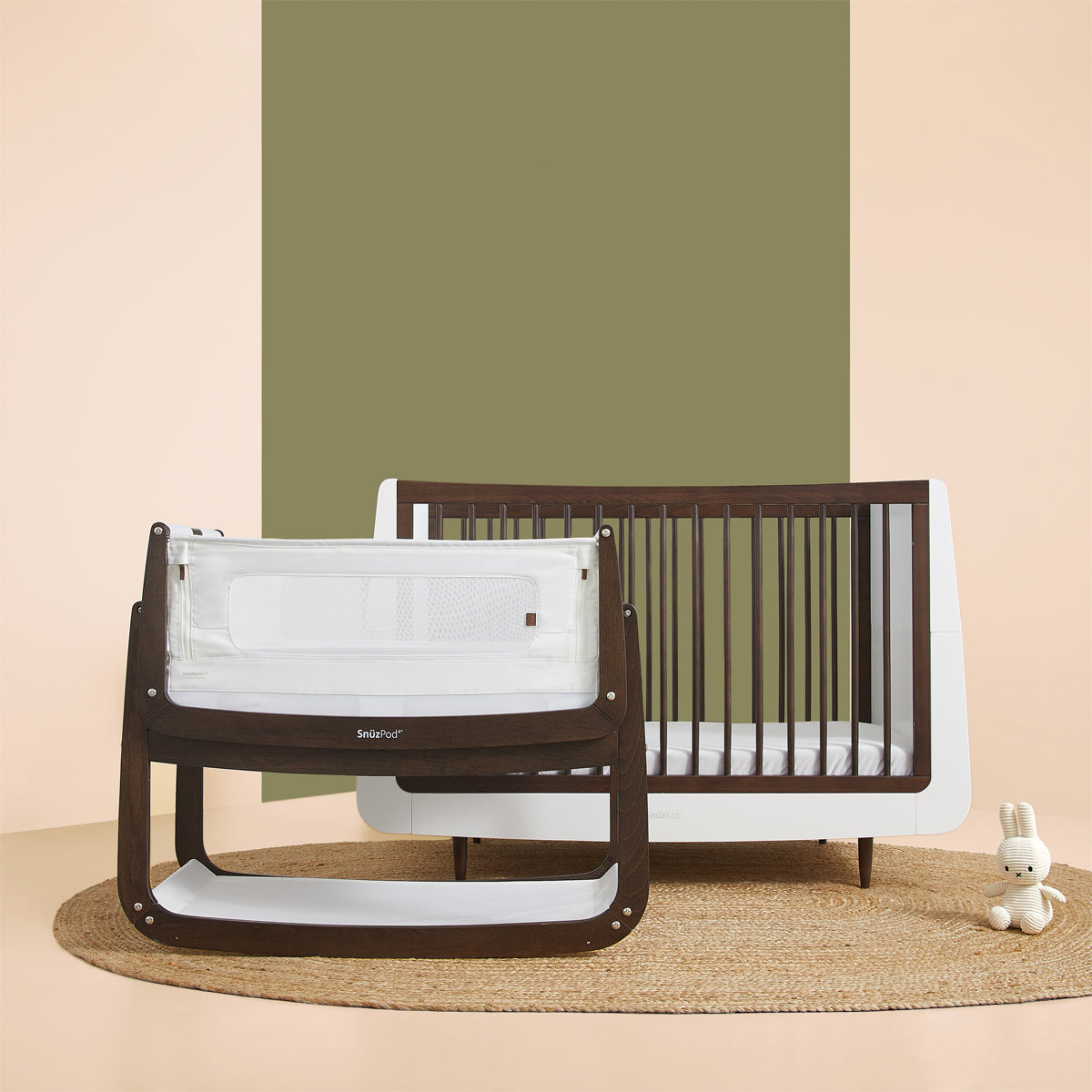 SnuzKot Skandi Cot Bed - The Natural Edit - Ebony