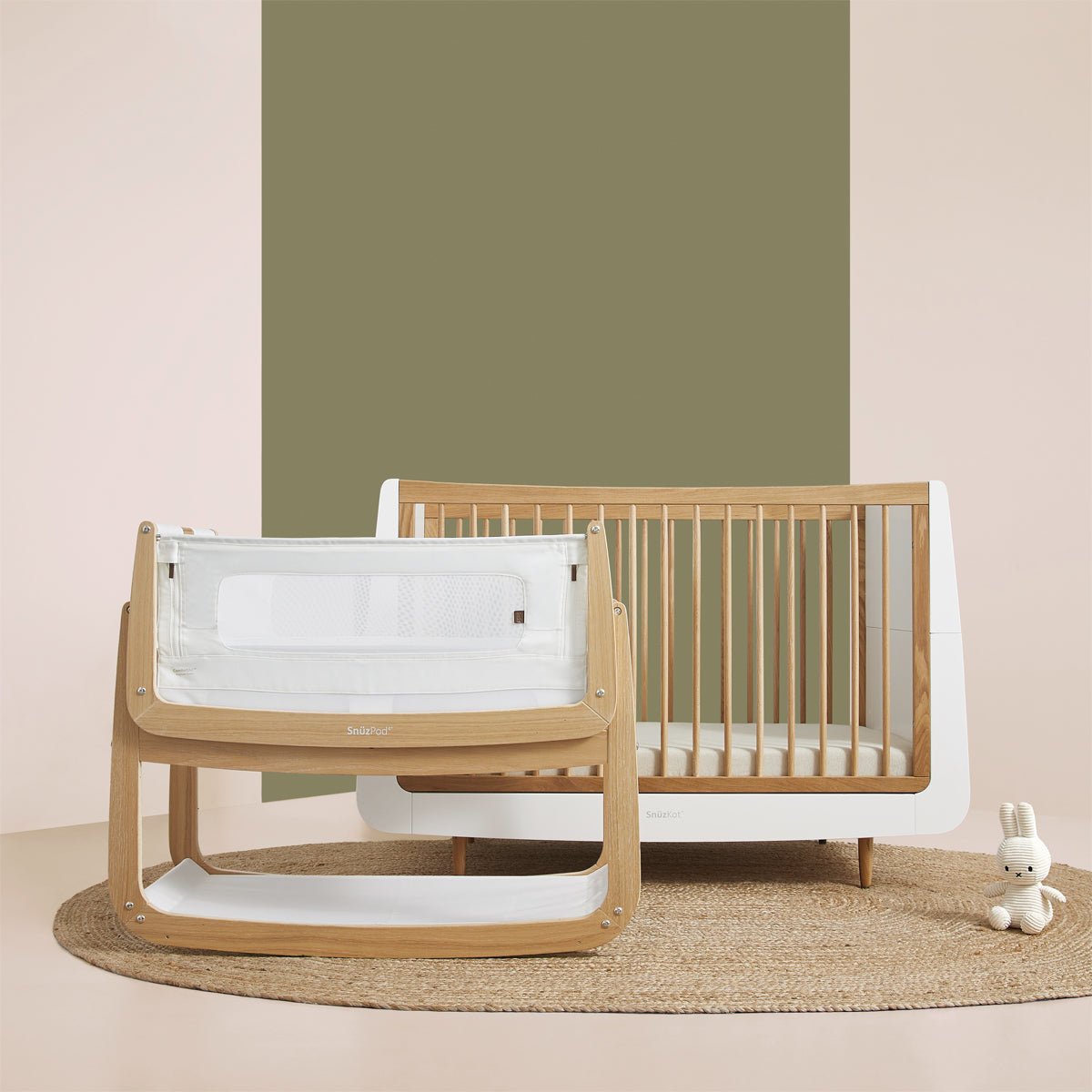 SnuzKot Skandi Cot Bed - The Natural Edit - Oak