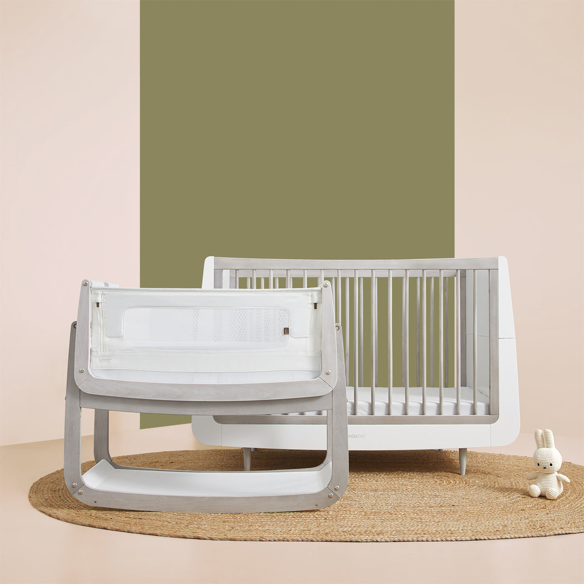 SnuzKot Skandi Cot Bed - The Natural Edit - Silver Birch