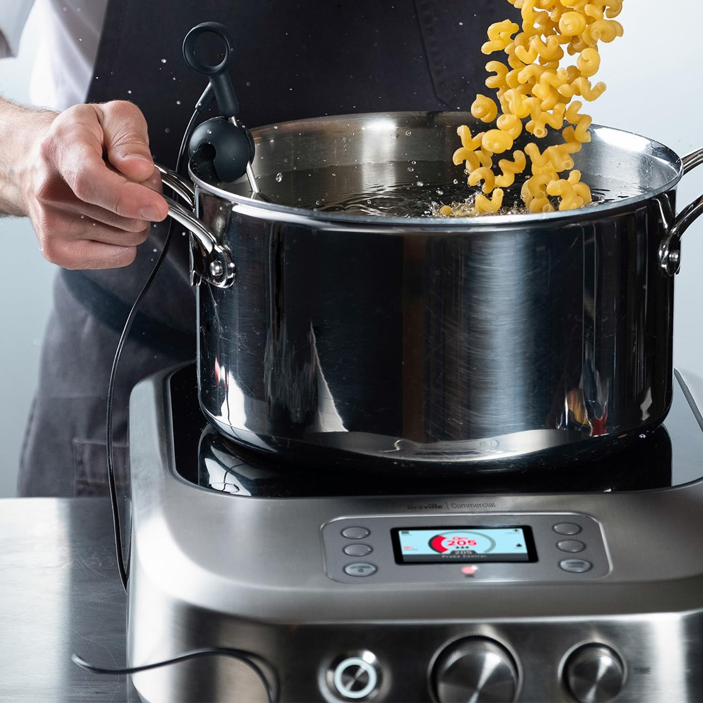 Commercial Induction Cooktop – Precise Temperature Control, Stainless Steel Finish, Portable Countertop Burner