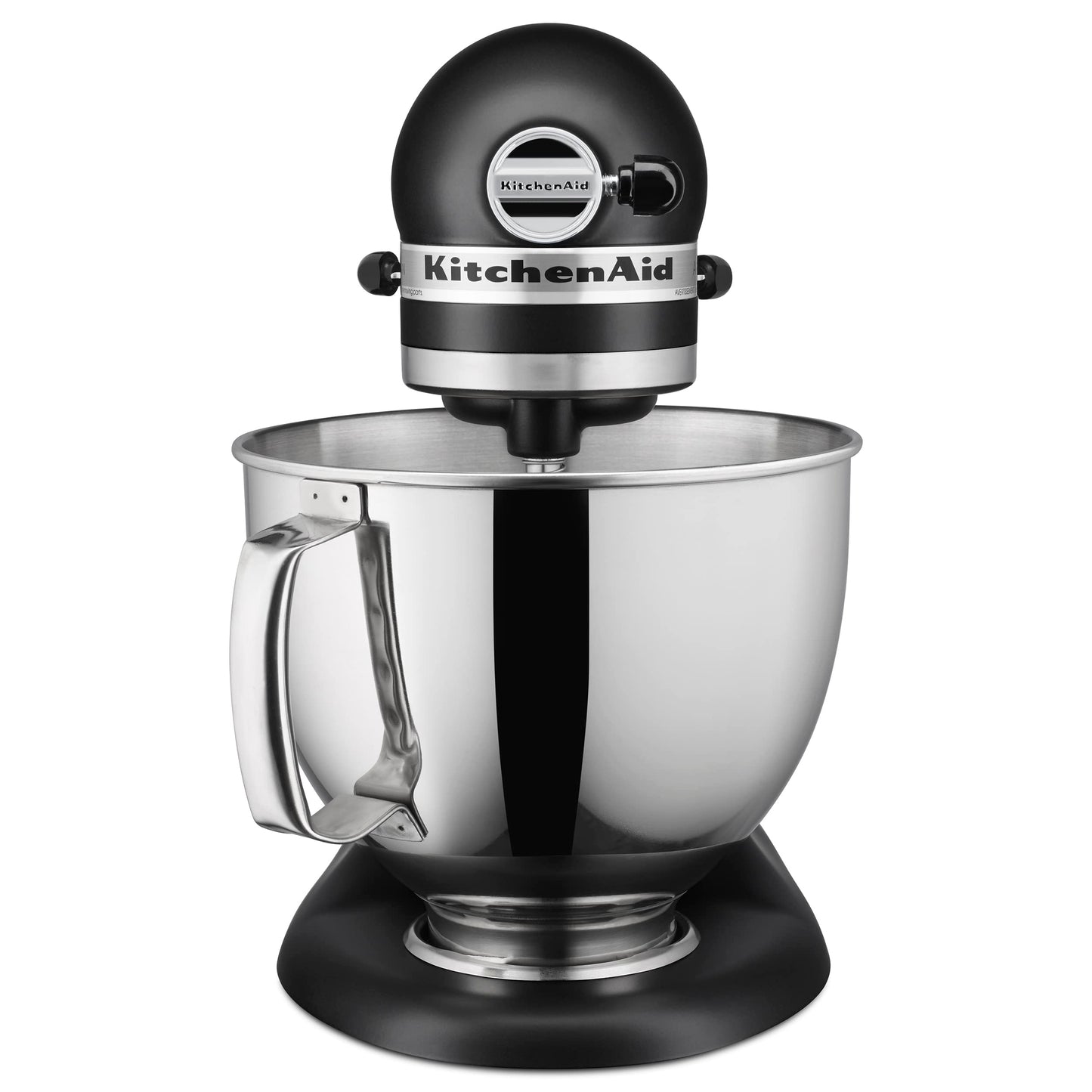 5 Quart Tilt-Head Stand Mixer – Multiple Speeds with Pouring Shield, Durable Kitchen Countertop Appliance, Matte Black