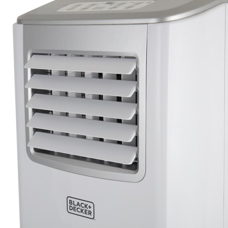 Black & Decker BXAC40006GB 9000 BTU Portable 3-in-1 Air Conditioner, Dehumidifier, Cooling Fan - White