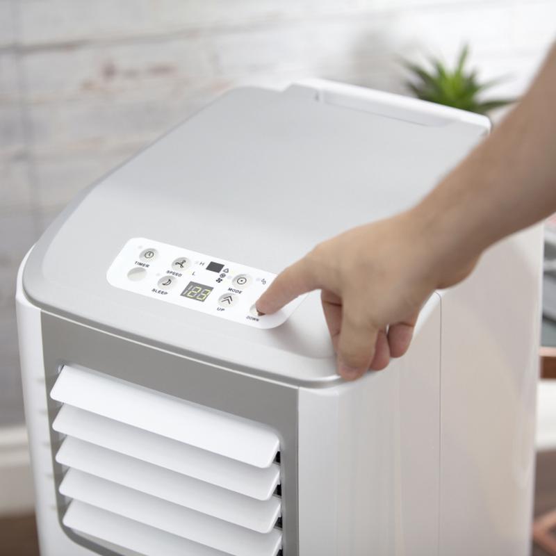 Black & Decker BXAC40006GB 9000 BTU Portable 3-in-1 Air Conditioner, Dehumidifier, Cooling Fan - White