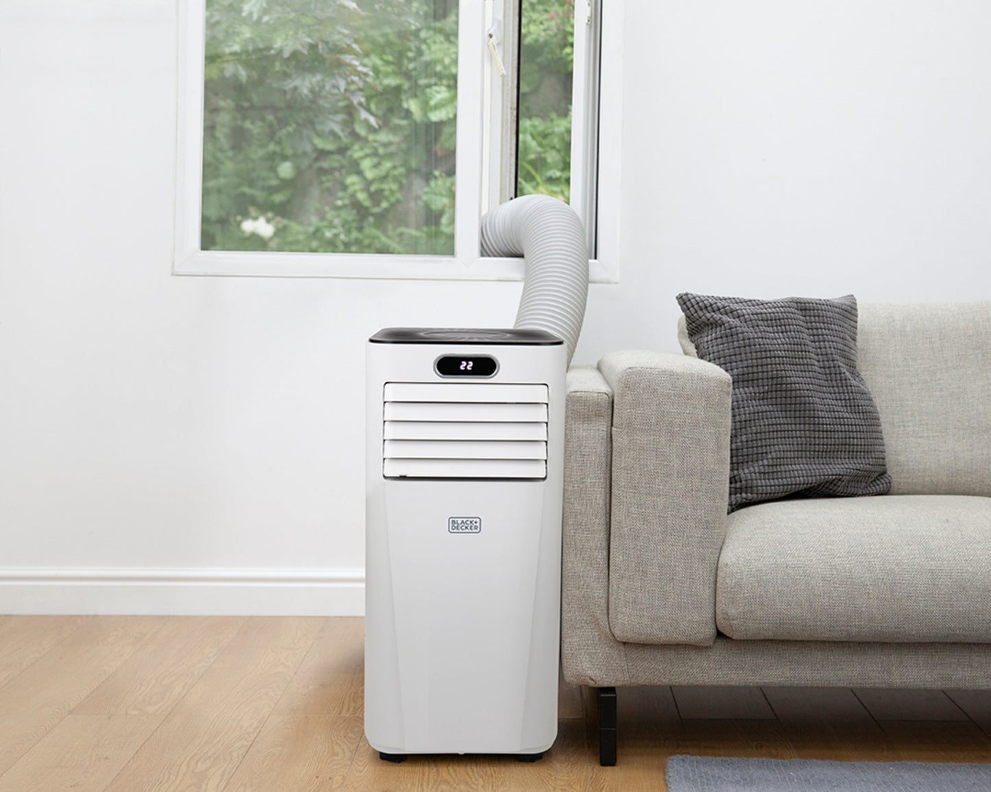 Black & Decker BXAC40025GB 9000 BTU 3 in 1 Smart Wi-Fi Air Conditioner, Dehumidifier & Cooling Fan