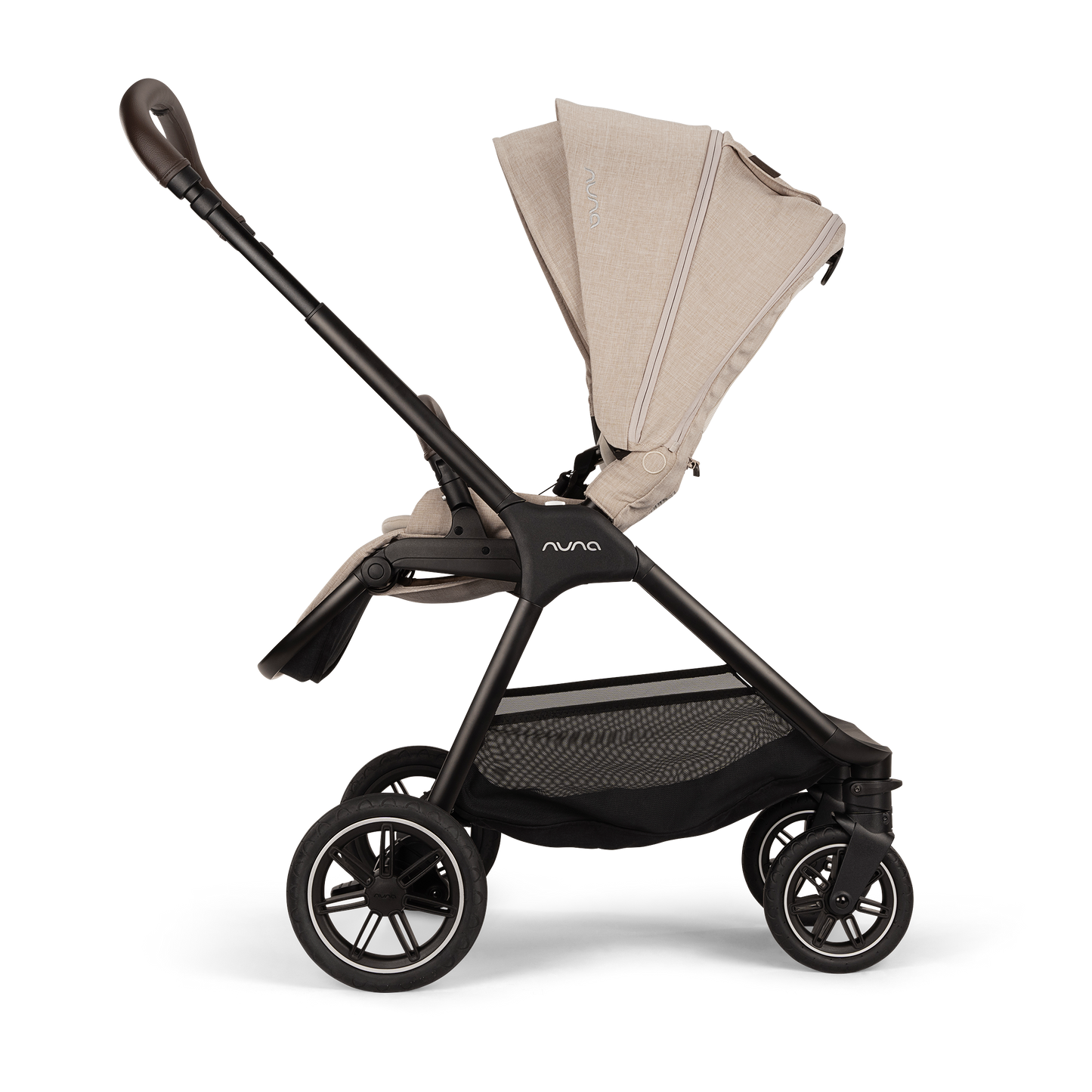 Nuna TRIV next Stroller and Lytl Carrycot - Biscotti