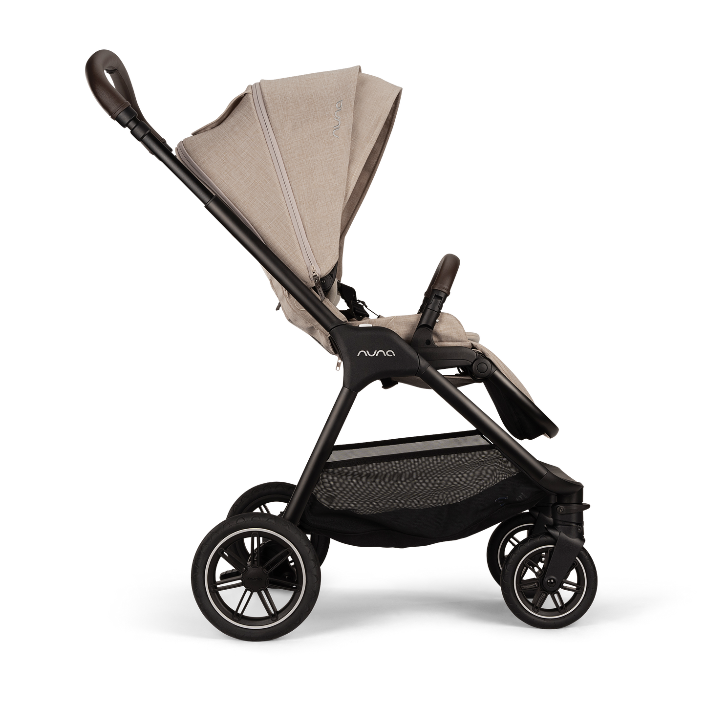 Nuna TRIV next Stroller and Lytl Carrycot - Biscotti