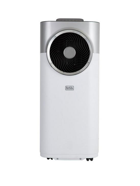 Black & Decker BXAC40008GB 12000 BTU Portable 3-in-1 Air Conditioner, Dehumidifier & Cooling Fan, White