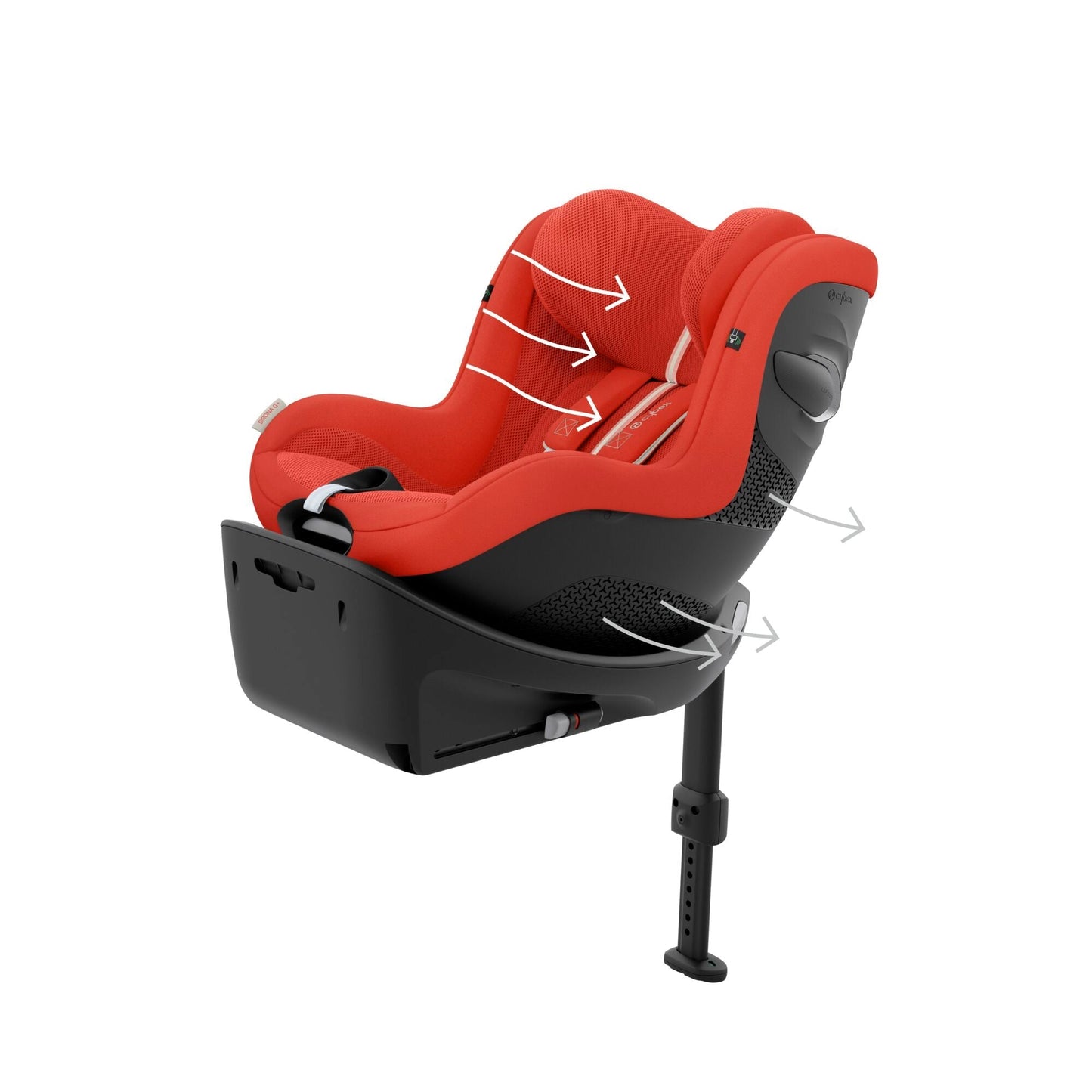 Cybex Sirona G i-Size Plus Car Seat - Hibiscus Red