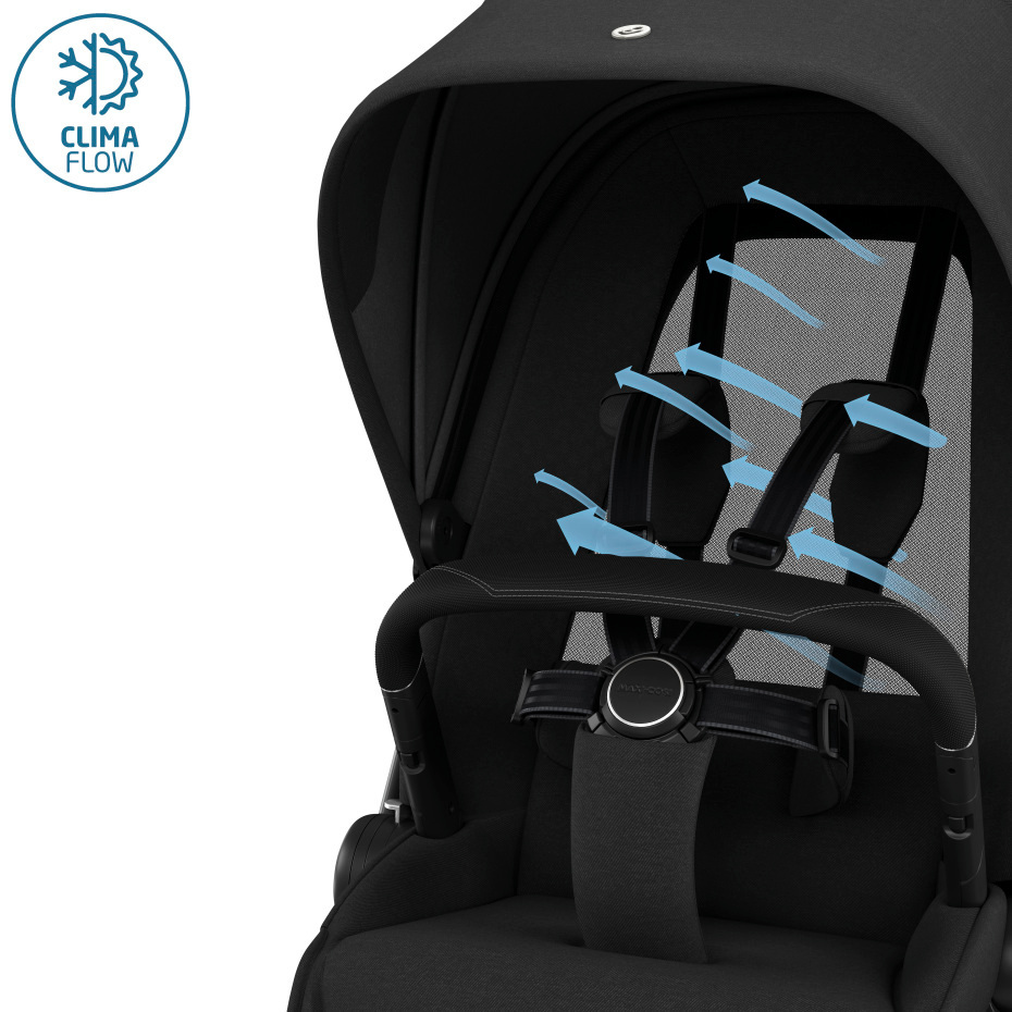 Maxi-Cosi FAME Pushchair & Carrycot - Twillic Black