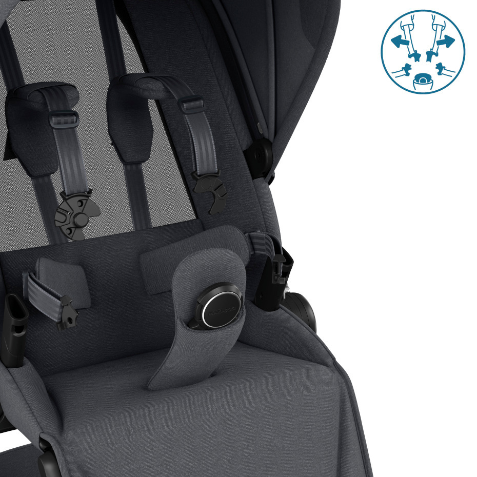 Maxi-Cosi FAME Pushchair & Carrycot- Twillic Graphite