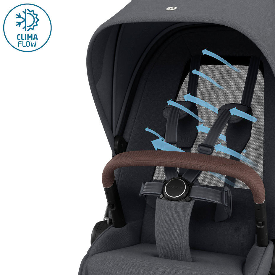 Maxi-Cosi FAME Pushchair & Carrycot- Twillic Graphite