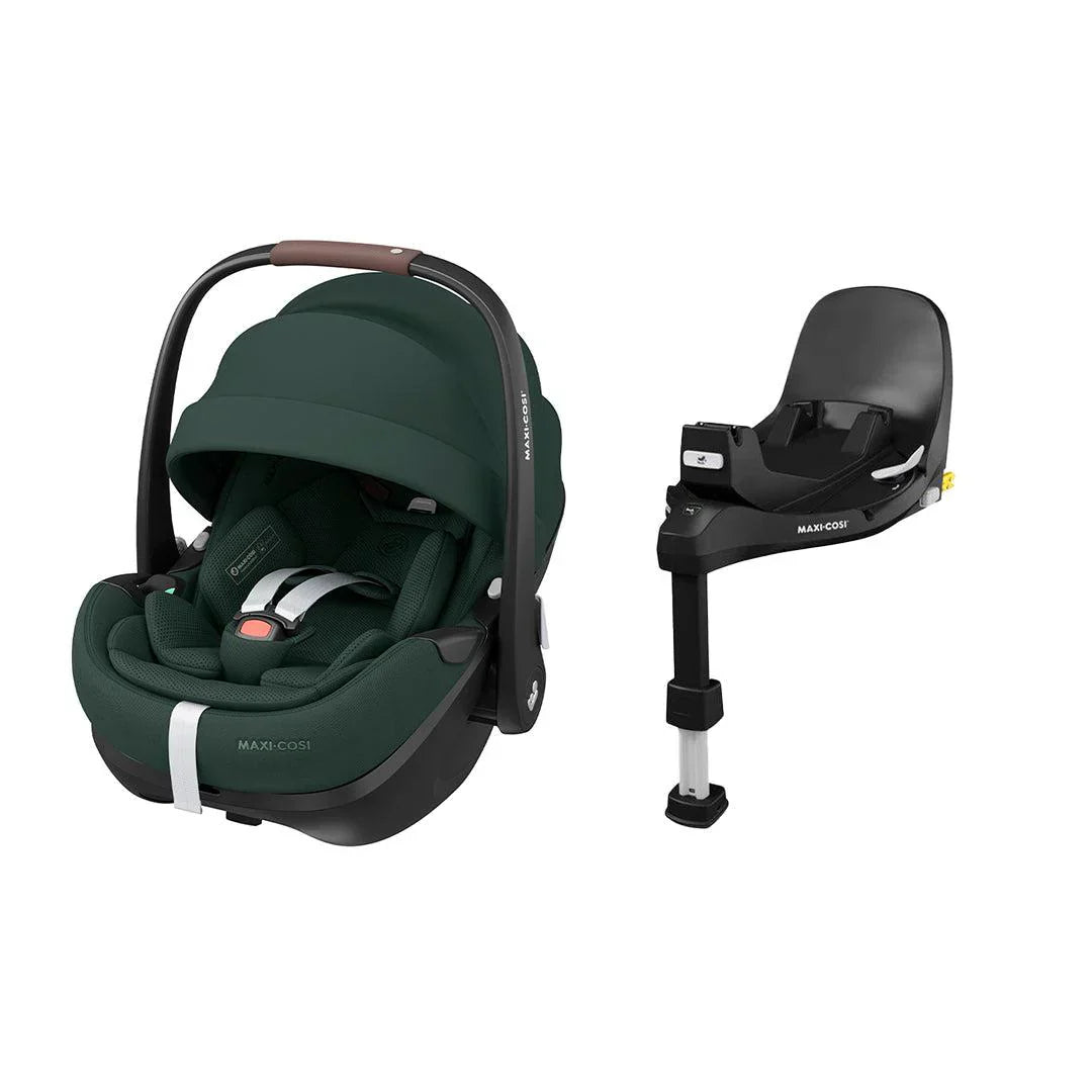 Maxi-Cosi Pebble 360 Pro 2 Car Seat + Familyfix 360 Pro Isofix Base - Twillic Green