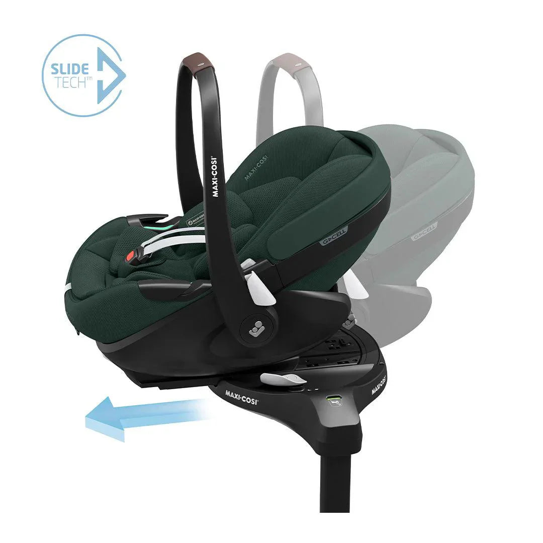 Maxi-Cosi Pebble 360 Pro 2 Car Seat + Familyfix 360 Pro Isofix Base - Twillic Green
