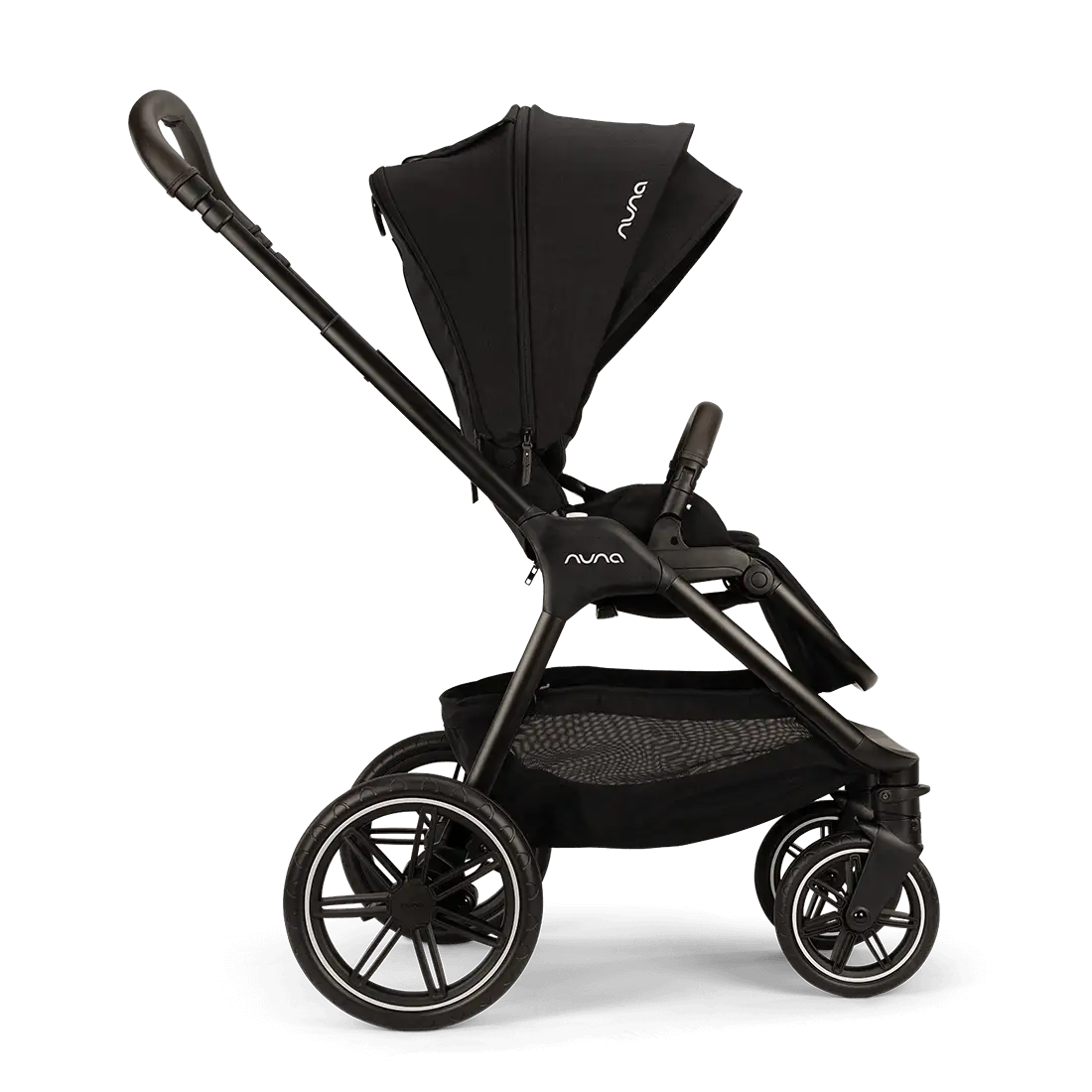Nuna TRIV lx Stroller with Carrycot, Footmuff & Gloves - Caviar