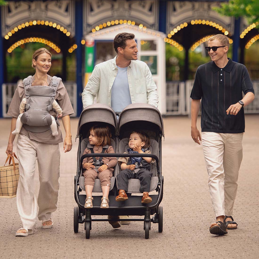 Nuna TRVL dubl Pushchair - Caviar