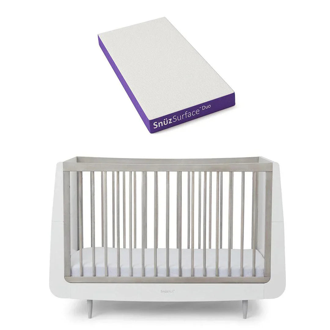 SnuzKot Skandi Cot Bed - The Natural Edit - Silver Birch