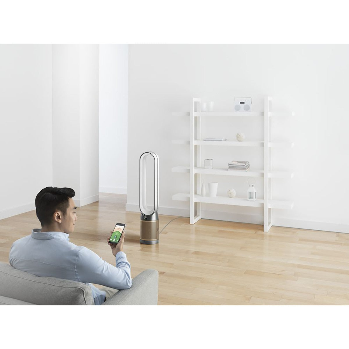 Dyson TP09 HEPA Cool Formaldehyde Air Purifier - White/Gold