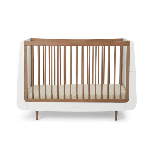 SnuzKot Skandi Cot Bed  - The Natural Edit - Walnut