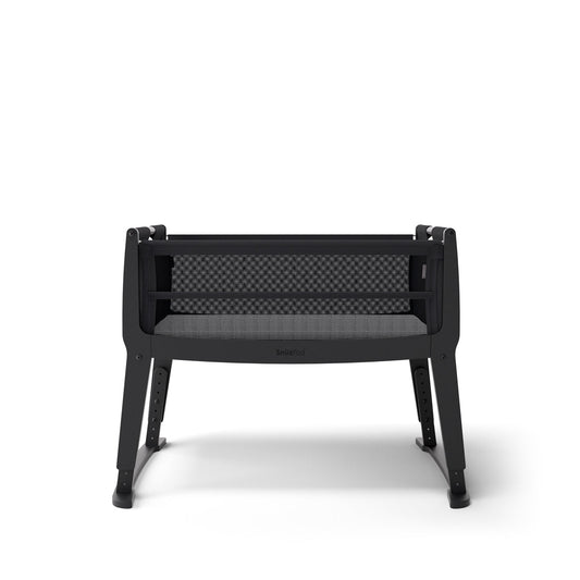 SnuzPod Studio Bedside Crib with mattress - Brooklyn Graphite
