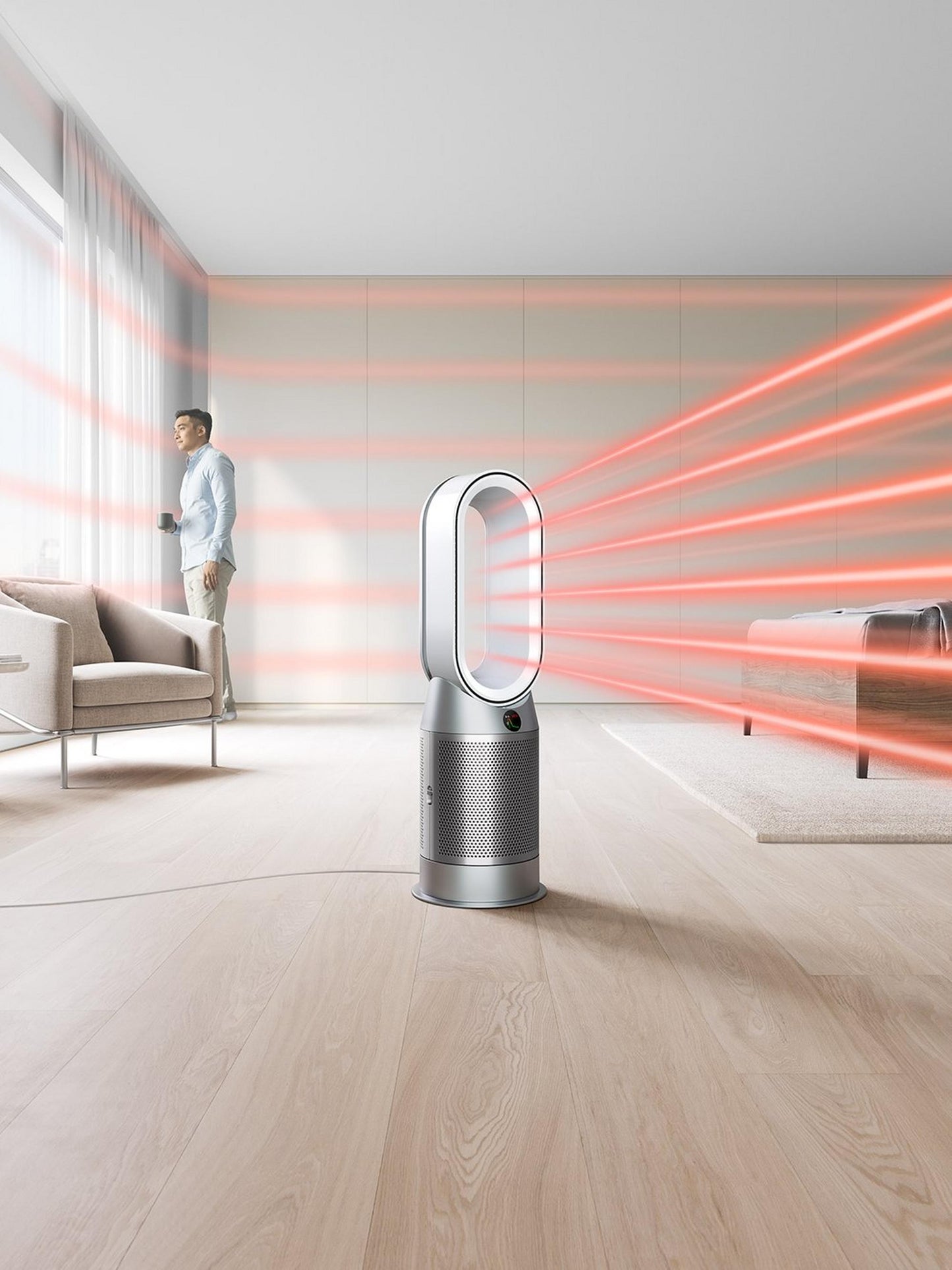 Dyson HP7A Heating & Cooling Air Purifier - White
