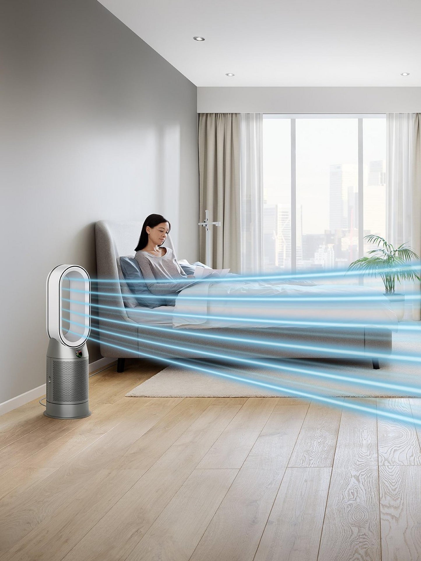 Dyson HP7A Heating & Cooling Air Purifier - White