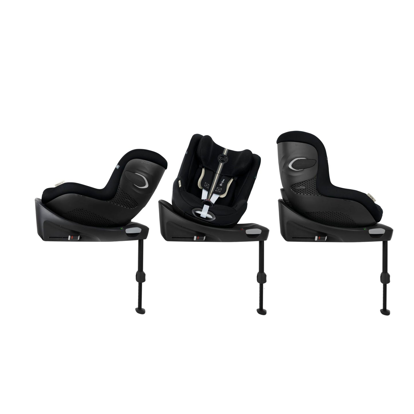 CYBEX Sirona Gi i-Size PLUS 360° Rotating ISOFIX Toddler Car Seat - Moon Black