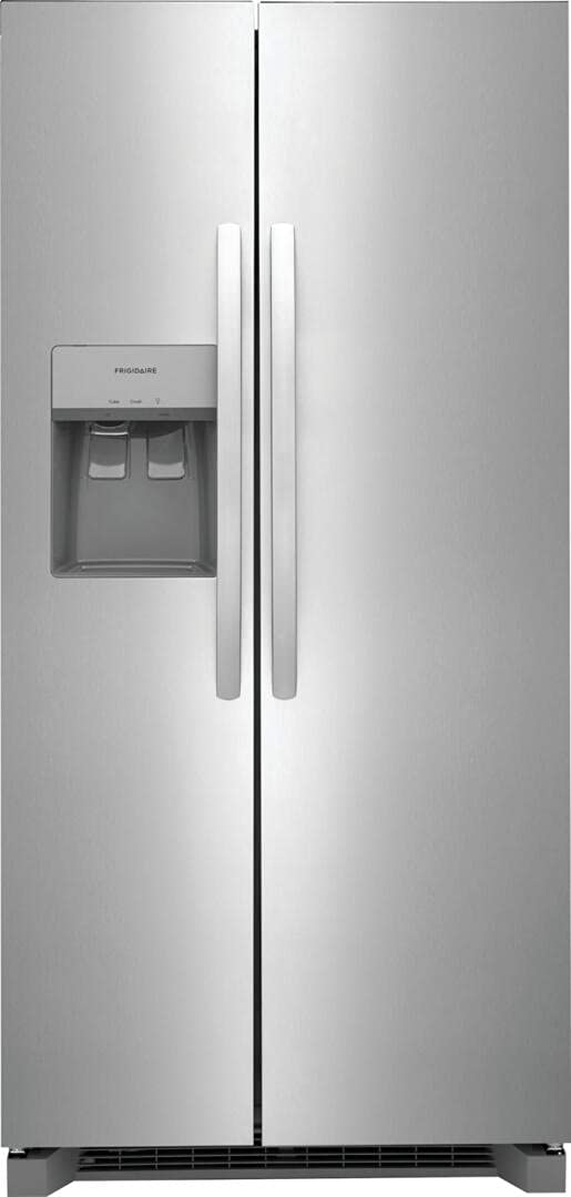 22.2 Cu Ft Side-by-Side Refrigerator – Stainless Steel, Ice Maker, LED Lighting
