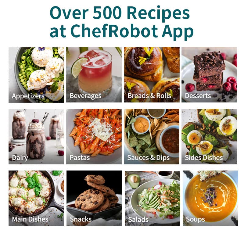 Smart Food Processor Cooking Machine – 3.5L Capacity, Built-In Scale, 7" Touch Screen, Multifunctional Kitchen Appliance