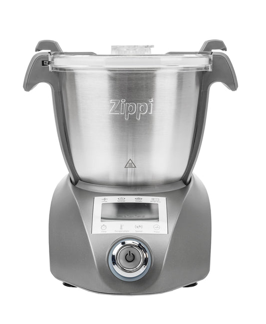 Compact Multi Cooker – Blender, Steamer & Food Processor Combo with Recipe Guide and Dishwasher-Safe Attachments