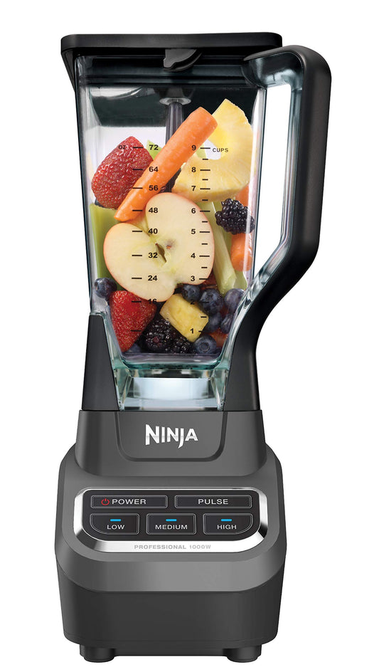 Professional Countertop Blender – 1000W Power, Total Crushing Technology, 72oz Pitcher for Smoothies & Frozen Drinks