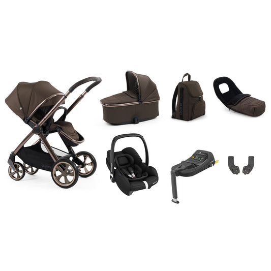 Babystyle Oyster 4 Luxury Maxi-Cosi Cabriofix Bundle - Chocolate Velvet