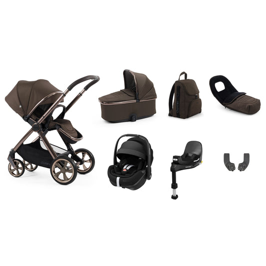 Babystyle Oyster 4 Luxury Pebble 360 Pro2 Bundle - Chocolate Velvet