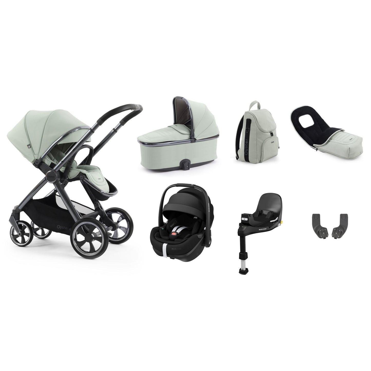 Babystyle Oyster 4 Luxury Pebble 360 Pro2 Bundle - Pistachio