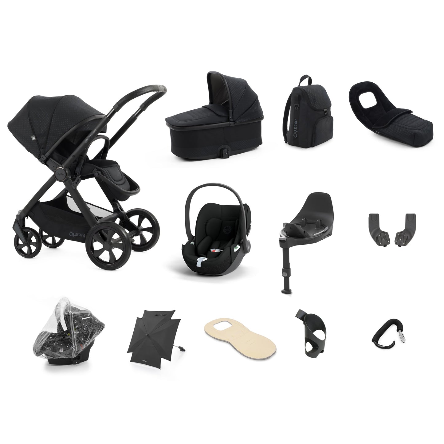 Babystyle Oyster 4 Ultimate Cloud T Bundle  - Raven