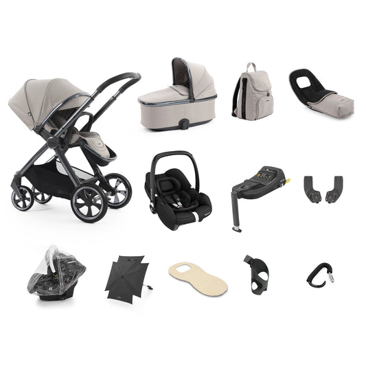 Babystyle Oyster 4 Ultimate Cabriofix Bundle - Stone