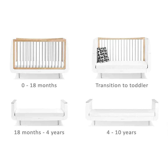 SnuzKot Skandi Cot Bed - Grey