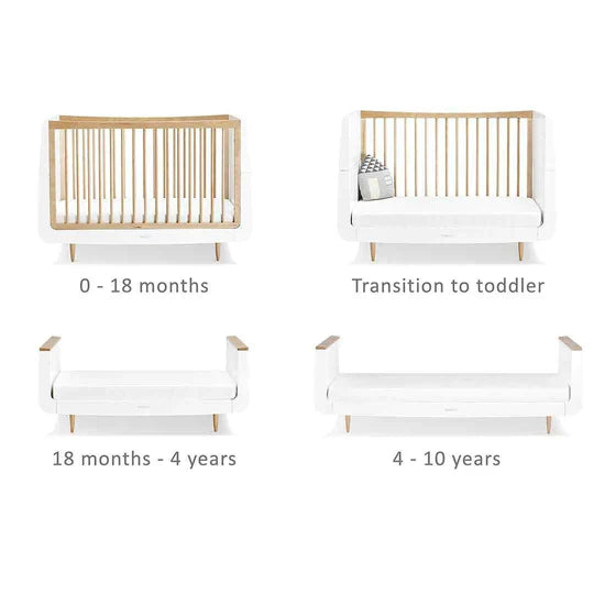 SnuzKot Skandi Cot Bed - Natural