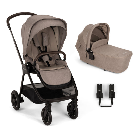 Nuna TRIV next Stroller and Lytl Carrycot - Cedar