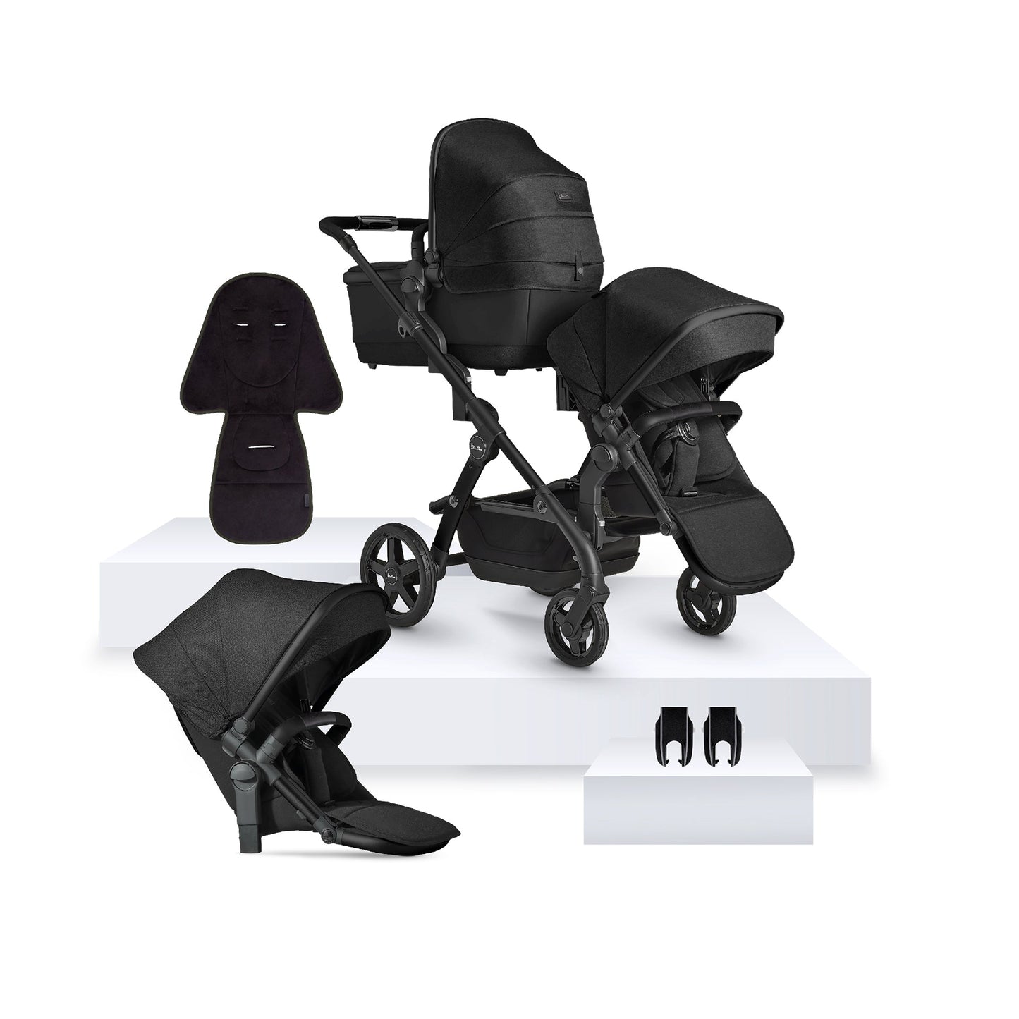 Silver Cross Wave 3 Pushchair - Onyx