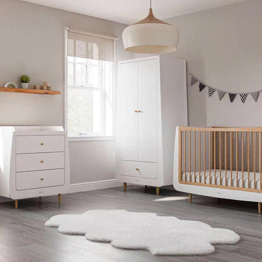 SnuzKot Skandi 3 Piece Nursery Furniture Set - Natural