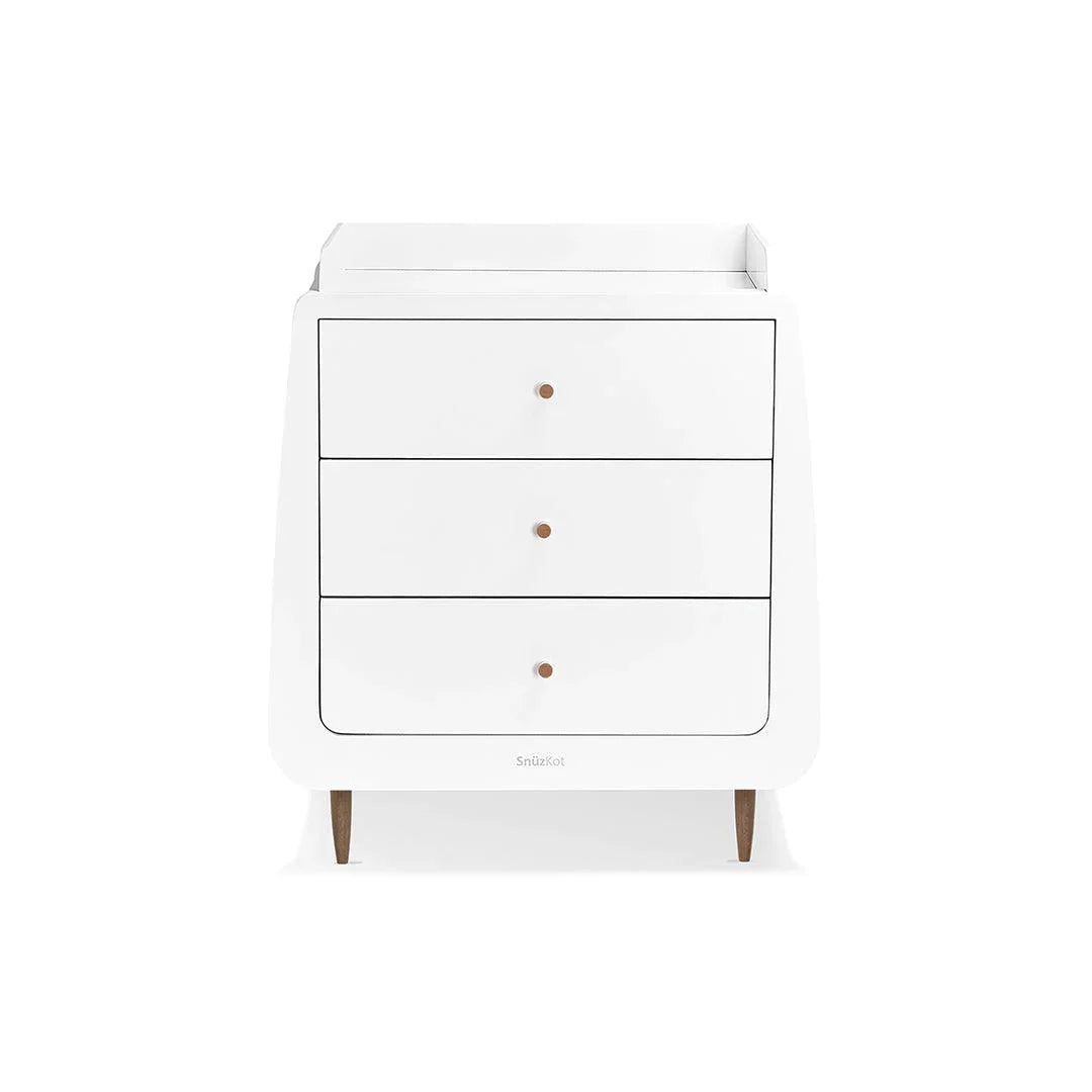 SnuzKot Skandi - The Natural Edit - 3 Piece Nursery Furniture Set - Walnut